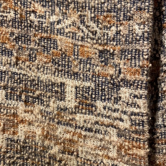 Multi colored, long sleeve heavier cardigan sweater - Picture 2 of 5